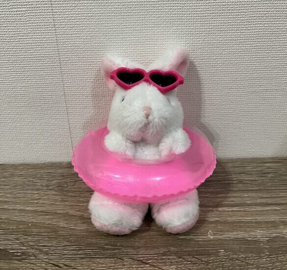 3coins stuffed toy with key ring