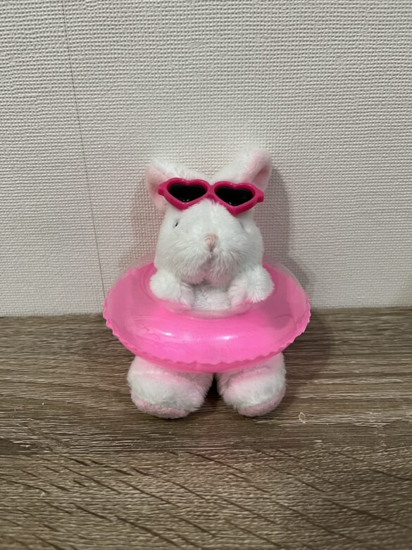 3coins stuffed toy with key ring